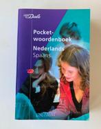 Pocketwoordenboek Nederlands-Spaans, derde editie, i, Ophalen of Verzenden, Zo goed als nieuw, Van Dale, Spaans