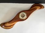 Barometer propeller massief hout 64cm ! Scholz, Ophalen of Verzenden, Zo goed als nieuw, Barometer