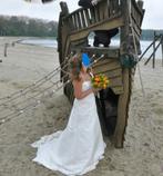 Bruidsjurk, Kleding | Dames, Trouwkleding en Trouwaccessoires, Ophalen, Zo goed als nieuw, Beige, Trouwjurk