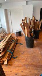 Gratis afhalen 130m2 houten vloer, Enlèvement, Utilisé