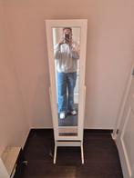 Staanspiegel met juwelenopberging, Enlèvement, Utilisé, 100 à 150 cm, Rectangulaire