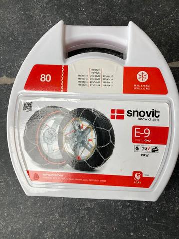 Chaînes à neige Snovit E-9 9 mm