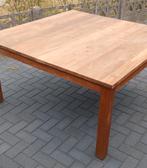 Massieve eettafel Teak 150 x 150 cm ( dringend weg ), Huis en Inrichting, Tafels | Eettafels, Ophalen, Zo goed als nieuw