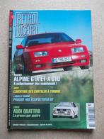 RETRO VISEUR ALPINE GTA A 610 AUDI QUATTRO 2004, Livres, Autos | Brochures & Magazines, Audi, Utilisé, Enlèvement ou Envoi