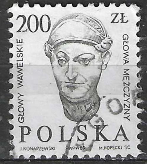 Polen 1986 - Yvert 2868 - Sculpturen - Mannenhoofd (ST), Postzegels en Munten, Postzegels | Europa | Overig, Gestempeld, Polen