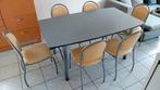 Eettafel met 6 stoelen te koop, Huis en Inrichting, Tafels | Eettafels, Ophalen, Gebruikt