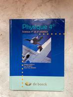 Livre physique 4eme secondaire pour 5€, Enlèvement ou Envoi, Comme neuf, Secondaire, Physique