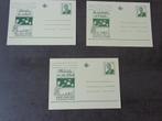 3 blanco voorgedrukte CP-advertenties „Filatelie op school”, Ophalen