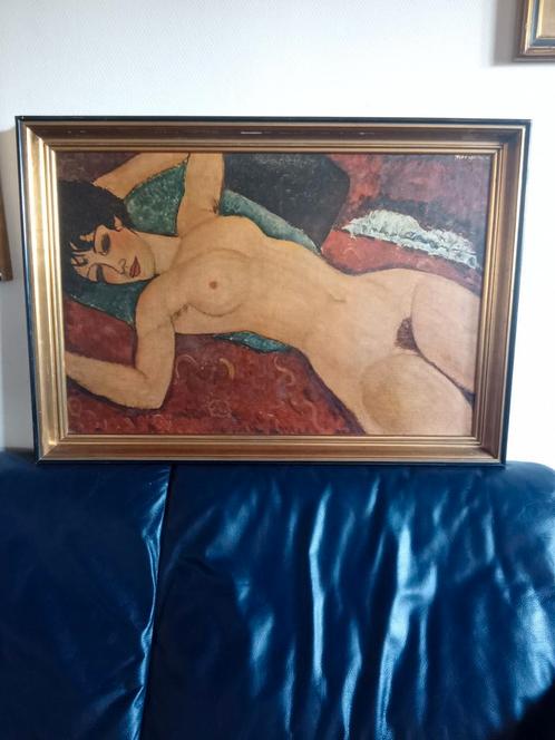 Tableau Modigliani copie, Antiek en Kunst, Kunst | Schilderijen | Klassiek, Ophalen