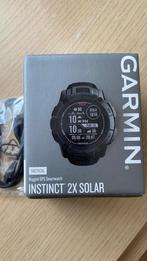 Garmin instict 2x solar tactical, Handtassen en Accessoires, Sporthorloges, Ophalen, Zwart, Garmin, Zo goed als nieuw