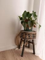 Handgemaakt Rotan Kruk Boho Stijl, Ophalen, Zo goed als nieuw, Hout