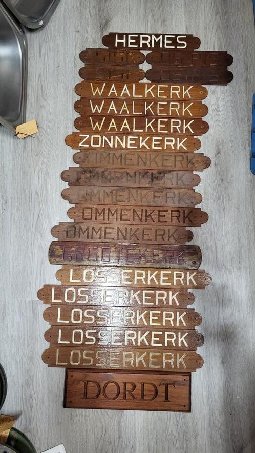 Partij Boot naambordjes – 21 stuks, Watersport en Boten, Bootonderdelen, Gebruikt, Overige typen, Ophalen of Verzenden