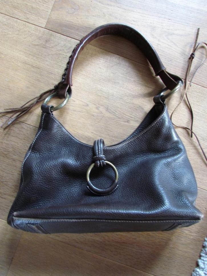Handtas Scapa, Handtassen en Accessoires, Tassen | Damestassen, Gebruikt, Schoudertasje, Bruin, Ophalen of Verzenden