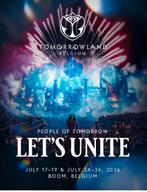1 ticket vr zondag weekend 1 tomorrowland, Tickets en Kaartjes