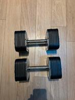 Ironmaster Quick-Lock Adjustable Dumbbells 34kg, Sport en Fitness, Ophalen, Zo goed als nieuw