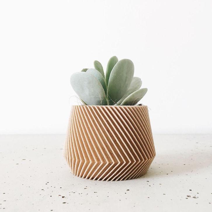 Minimum Design Bloempotjes - Uitverkoop Nieuw 3D print, Jardin & Terrasse, Pots de fleurs, Neuf, Autres matériaux, Intérieur, Enlèvement ou Envoi