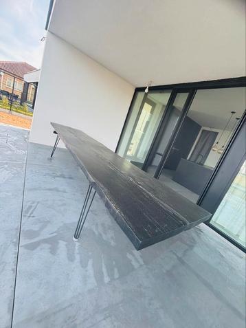 Eiken tafel xxl!!!, Tuin en Terras, Ophalen, Gebruikt