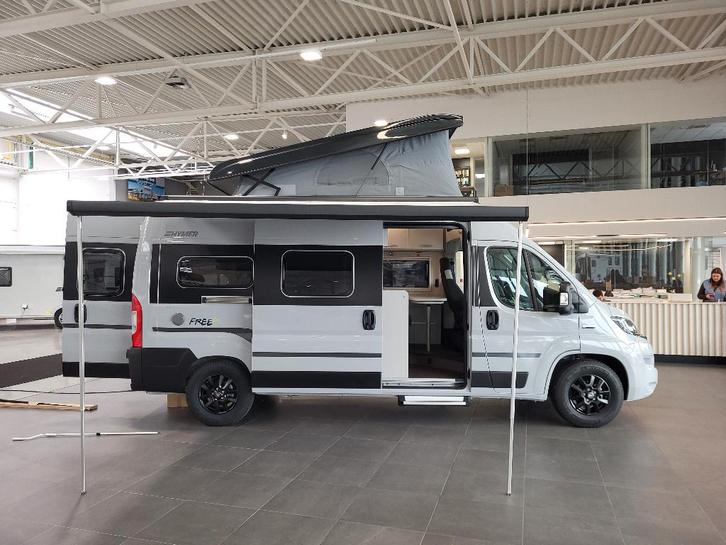Hymer Free 600 bj 2022 1e eigenaar, Caravans en Kamperen, Mobilhomes, Particulier, Hymer, Fiat, Diesel, Handgeschakeld, Koelkast