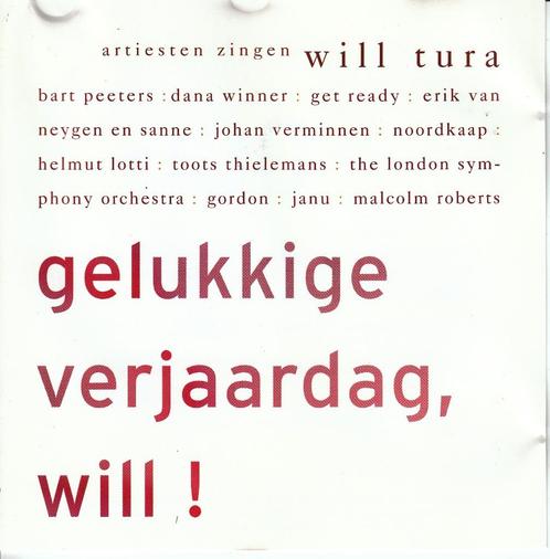 Gelukkige verjaardag Will Tura, Cd's en Dvd's, Cd's | Nederlandstalig, Pop, Verzenden