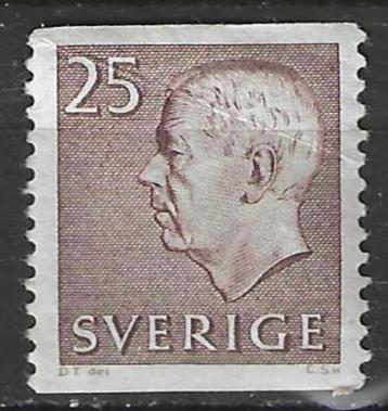 Zweden 1961/1968 - Yvert 463 - Gustaaf VI Adolf - 25 o (PF) beschikbaar voor biedingen