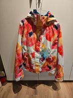 Ski-jas - bloemen - Roxy - Maat M, Zo goed als nieuw, Kleding, Ski, Ophalen