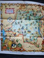 Etnische kaart Belgisch Congo illustraties Thiriar België, Boeken, Gelezen, Overige gebieden, Verzenden, James Thiriar