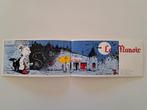 Vintage Sticker - Strips - Café Le Manoir - 5865 Walhain, Ophalen of Verzenden, Zo goed als nieuw, Strip of Tekenfilm