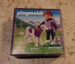 Playmobil man met milka kalfje, Ophalen of Verzenden, Zo goed als nieuw