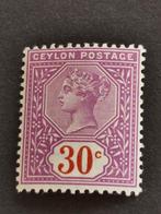 Ceylon 1893/99 - Koningin Victoria *, Ophalen of Verzenden, Postfris, Zuid-Azië