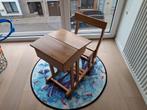 Vintage kleuter schoolbankje jaren 1965 prijs 70€, Huis en Inrichting, Ophalen, Zo goed als nieuw