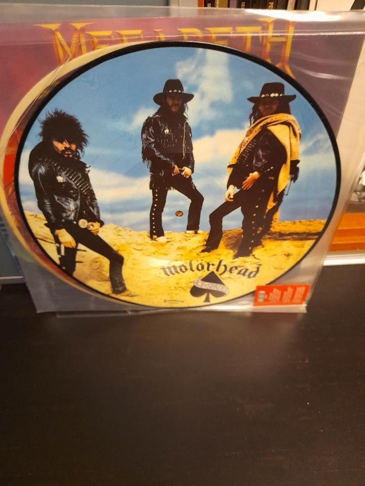lp - motorhead - ace of spades - repress 2003 picture disc, Cd's en Dvd's, Vinyl | Hardrock en Metal, Zo goed als nieuw, Ophalen of Verzenden
