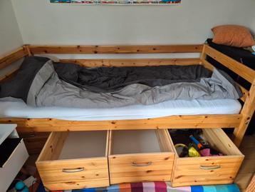  Flexa kinderbed eiken met 4 laden beschikbaar voor biedingen
