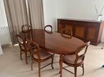 Salle a manger complete merisier table extensible, Enlèvement, Comme neuf, Merisier, 6 à 8 chaises
