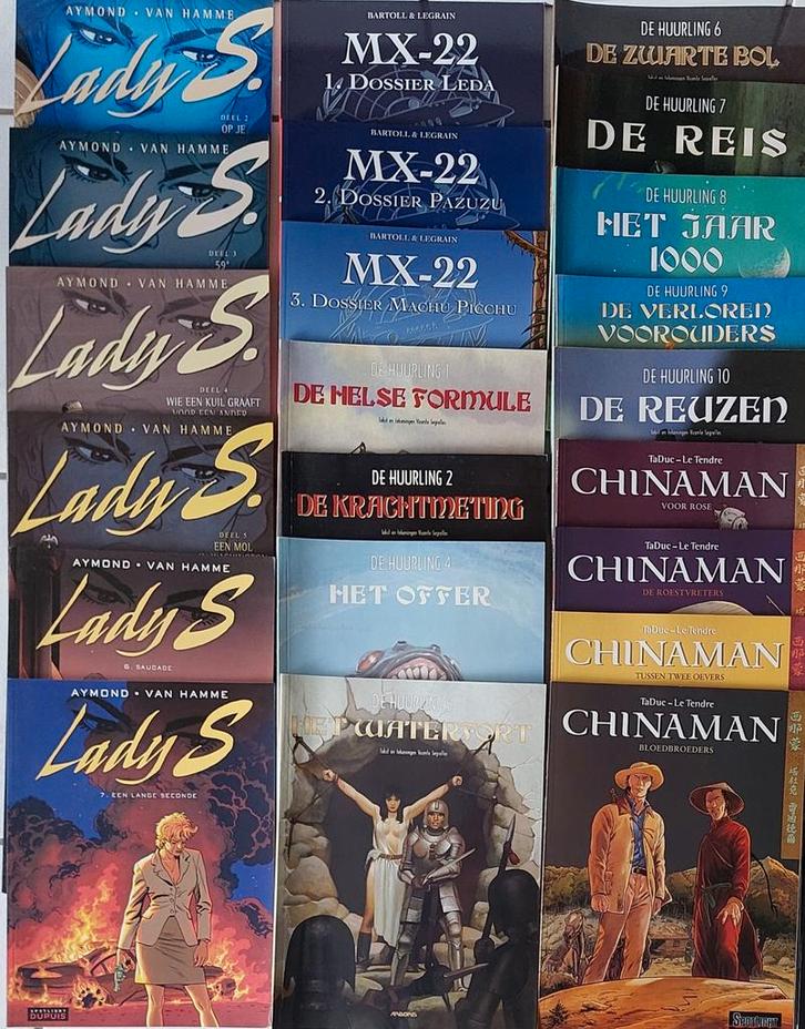 Strips LadyS.De Huurling Chinaman, Boeken, Stripverhalen, Zo goed als nieuw, Ophalen of Verzenden