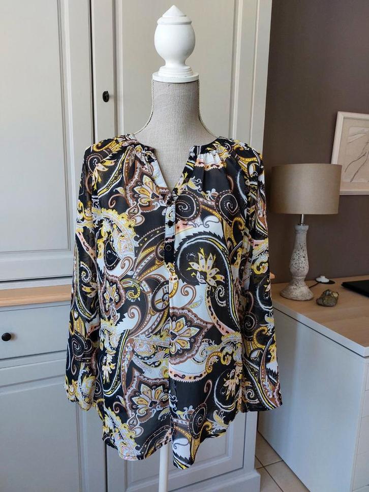 Nieuwe, super mooie blouse - Lola & Liza - maat 38., Kleding | Dames, Blouses en Tunieken, Nieuw, Maat 38/40 (M), Zwart, Ophalen of Verzenden