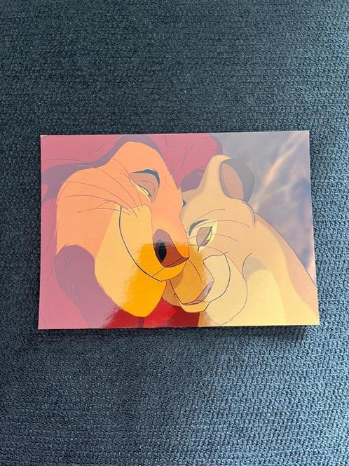 Postkaart Disney The Lion King 'Ouders', Verzamelen, Disney, Zo goed als nieuw, Plaatje of Poster, Leeuwenkoning of Jungle Boek