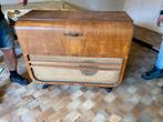 Vintage retro muziekmeubel leeg, Ophalen