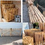 Kastanje kastanjehouten poortje hekwerk palen, Ophalen, Nieuw