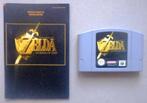 Zelda Ocarina of Time voor de Nintendo 64 + boekje, Games en Spelcomputers, Ophalen of Verzenden, Gebruikt