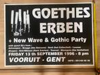 Poster goethes erben 1996 vooruit gent, Verzamelen, Posters, Ophalen of Verzenden, Zo goed als nieuw