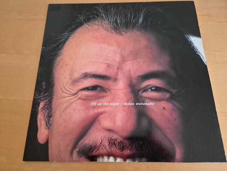 Sadao Watanabe LP  1982 Fill up The Night, Cd's en Dvd's, Vinyl | Jazz en Blues, Gebruikt, Jazz, Ophalen of Verzenden