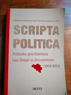 Scripta politica politieke geschiedenis van Belgie in docume, Ophalen, Zo goed als nieuw