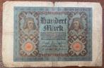 Duitse bankbiljetten uitgegeven rond 1922, Enlèvement, Allemagne, Billets en vrac