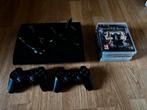 PlayStation 3 met twee controllers en 5 spellen., Games en Spelcomputers, Phat, Met 2 controllers, Ophalen of Verzenden, Gebruikt