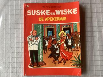 Suske en Wiske strip eerste druk de apenkermis, Boeken, Ophalen of Verzenden, Gelezen