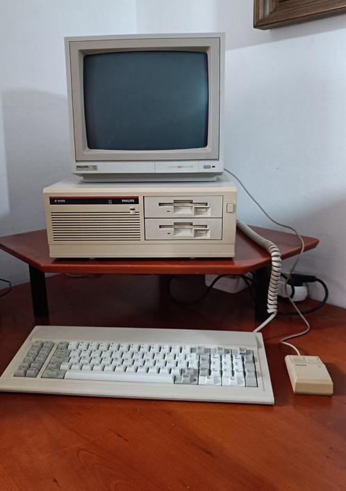 Retro - Philips Personal Computer XT - P3105 (NMS 9100), Informatique & Logiciels, Ordinateurs Vintage, Enlèvement ou Envoi
