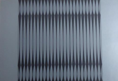 DORDEVIC MIODRAG / GEOMETRISCHE ABSTRACTIE ZEEFDRUK 64x86cm, Antiek en Kunst, Kunst | Litho's en Zeefdrukken, Ophalen of Verzenden