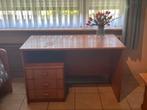 Bureau + kastje met 3 schuiven, Ophalen, Gebruikt, Bureau