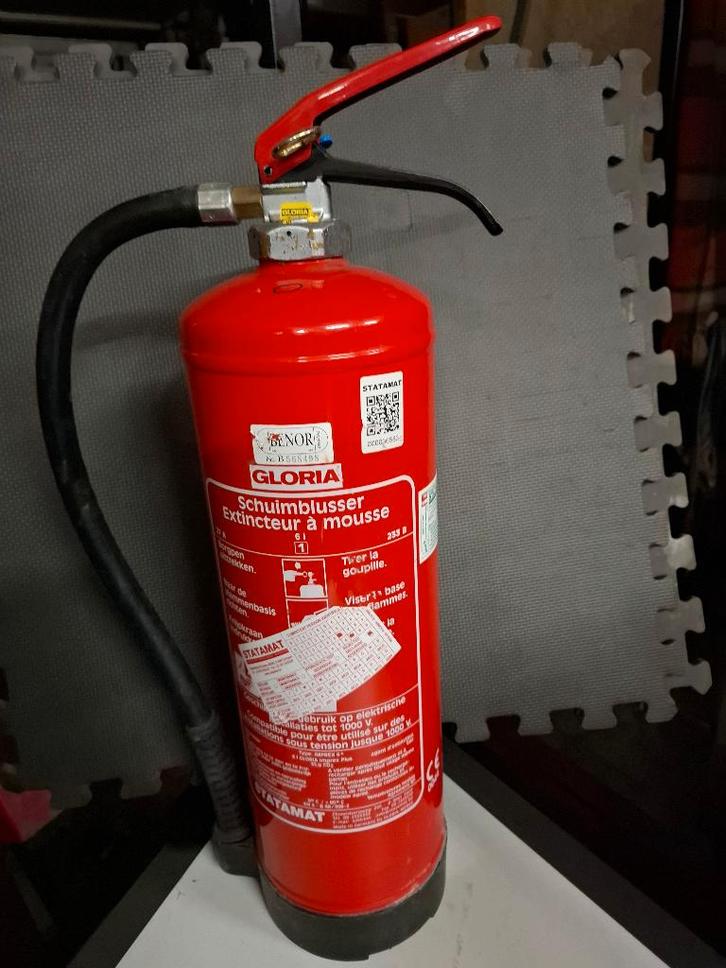 Extincteur Gloria 6 L Extincteur à mousse, Maison & Meubles, Extincteurs & Coffres-forts, Extincteur, Enlèvement ou Envoi