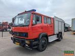 Mercedes-Benz 1124 AF 4x4 Dubbelcab 6Cil - 9 Pers - Kronenbu, Auto's, Vrachtwagens, Mercedes-Benz, 4x4, Te koop, Rood